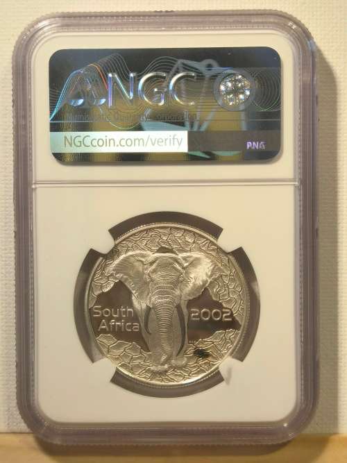 !!!!!!! R1 START !!!!!!!!!!.  2002 10 Cents - ELEPHANT - PF68 ULTRA CAMEO